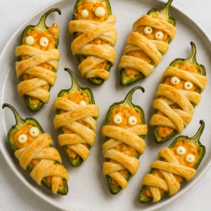 Mummy Jalapeño Poppers